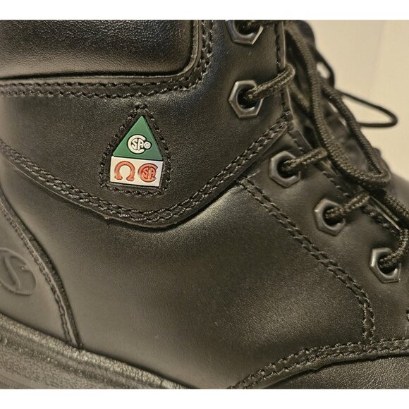 SideWinder Safety Boots Steel Toe Womens Boots Leather Size 7.5/ 38 - Picture 2 of 13